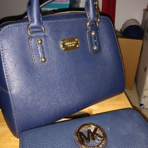 Michael Kors bag and matching wallet